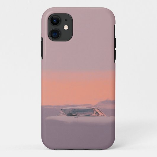 Dreamy Sunset Drive Mobile Case (Rückseite)