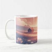 Dreamy Sunset Scene Tasse (Links)