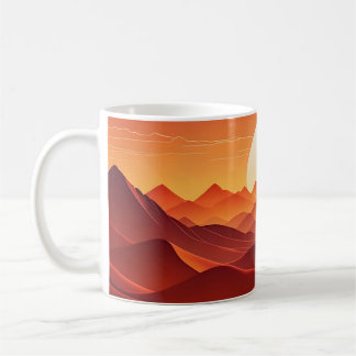 Dreamy Sunset Wave Horizon Tasse