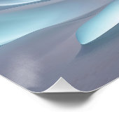 Dreamy Surreal Ice Tunnel Futuristic Fantasy Lands Poster (Ecke)