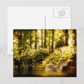Dreamy Swan Postcard Postkarte (Vorne/Hinten)