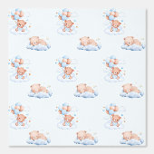 Dreamy Teddy Bear Kinderzimmer Wallpaper Tapete (Vorderseite)