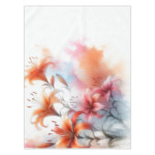 Dreamy Tiger Lily Watercolor Tischdecke (Vorderseite)