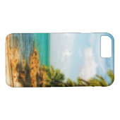 Dreamy Tropical Beach mit Rowboat Case-Mate iPhone Hülle (Rückseite (Horizontal))