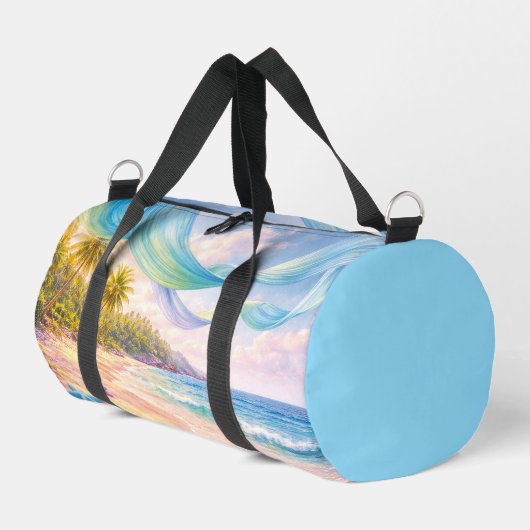 Dreamy Tropical Paradise Duffle Bag (Linke Seite)