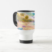 Dreamy Tropical Paradise Reisebecher (Vorderseite Links)