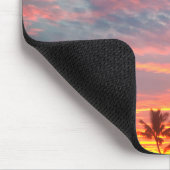 Dreamy Tropical Sunset Mousepad (Ecke)