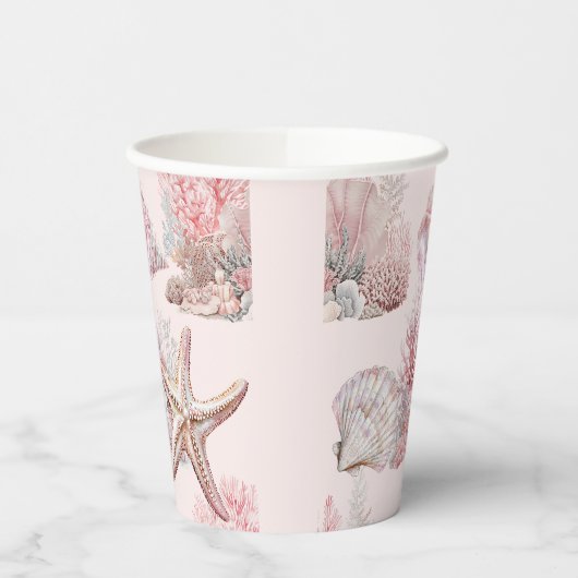 Dreamy under Sea Baby Shower Pappbecher (Links)