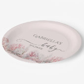 Dreamy under Sea Baby Shower Pappteller (Schrägansicht)