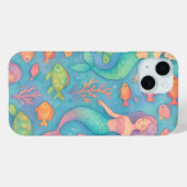 Dreamy Underwater Fantasy Pattern Case-Mate iPhone Hülle (Rückseite (Horizontal))