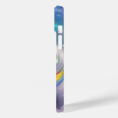 Dreamy Unicorn Glitzer Pastel Galaxy Kosmische Wol Case-Mate iPhone Hülle (Rückseite / Links)