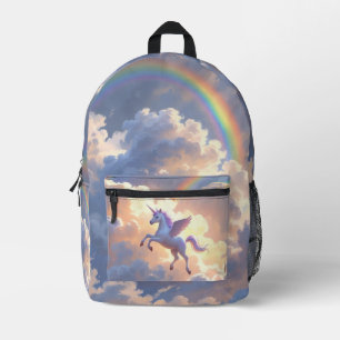 Dreamy Unicorn Glow - Magisches Kinderdesign Bedruckter Rucksack