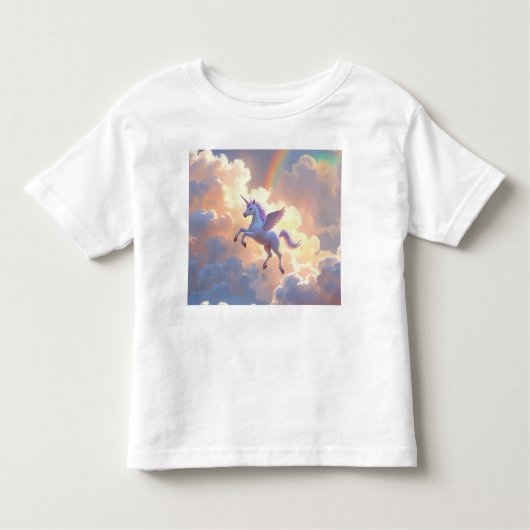 Dreamy Unicorn Glow - Magisches Kinderdesign Kleinkind T-shirt (Vorderseite)