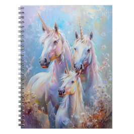 Dreamy Unicorn Notebook: Pastellmagische Fantasie Notizblock