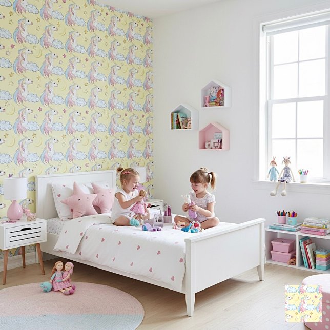 Dreamy Unicorn Pattern Tapete (Von Creator hochgeladen)