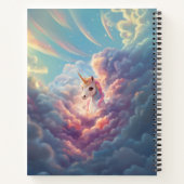 Dreamy Unicorn Spiral Notebook Notizblock (Rückseite)