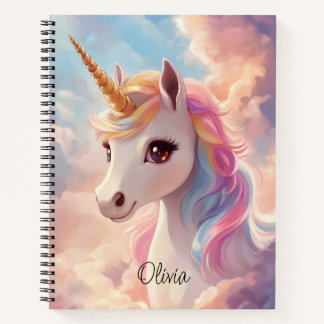 Dreamy Unicorn Spiral Notebook Notizblock