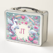 Dreamy Unicorns und Rainbows Lunchbox (Vorderseite)
