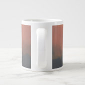 Dreamy Urban Mist – Abstract Cityscape Mug Jumbo-Tasse (Rückseite)