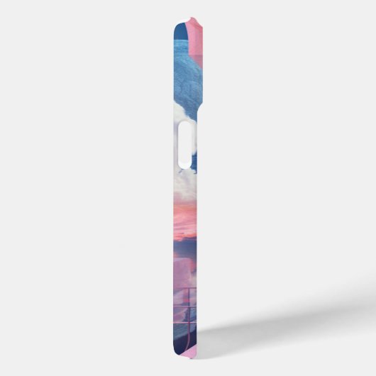 Dreamy Vaporwave Staircase iPhone 15 Case (Rückseite / Rechts)