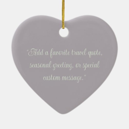 Dreamy Venice Italien Keramik Ornament (Hinten)