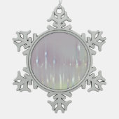 Dreamy Venice Italien Schneeflocken Zinn-Ornament (Vorderseite)