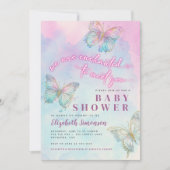Dreamy verzaubert, dich mit einer Schmetterlingswa Einladung (Vorderseite)