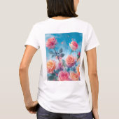 Dreamy Vibrany Rose T-Shirt (Rückseite)