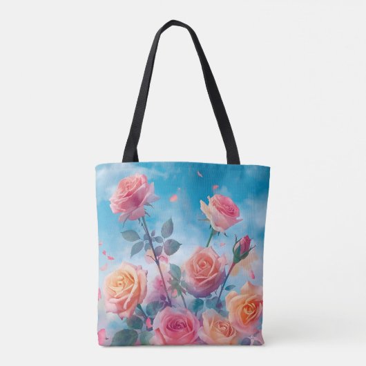 Dreamy Vibrany Rose Tasche (Rückseite)