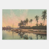 Dreamy Vintag Florida Scene Geschenkpapier Set (Vorderseite 2)