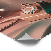 Dreamy Vintag Telefone Poster (Ecke)