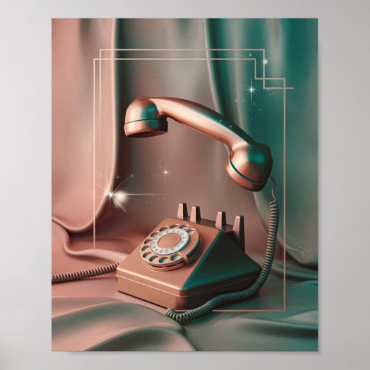Dreamy Vintag Telefone Poster (Vorne)