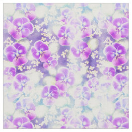 Dreamy Violet Pattern Stoff