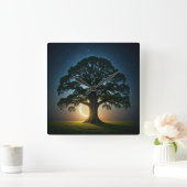 Dreamy Wall Clock Quadratische Wanduhr (Zuhause)