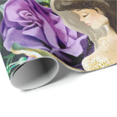 Dreamy Water color Mermaid Geschenkpapier (Rolleneckpunkt)