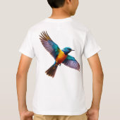 Dreamy Watercolor Bird T - Shirt (Rückseite)