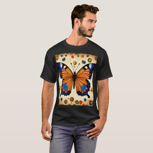 Dreamy Watercolor Butterfly T - Shirt Design (Vorne ganz)