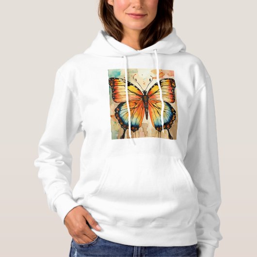 Dreamy Watercolor Butterfly T - Shirt Design (Vorderseite)