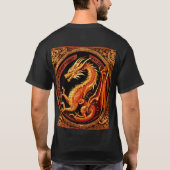 Dreamy Watercolor Dragon T - Shirt (Rückseite)