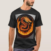 "Dreamy Watercolor Dragon T - Shirt Design" (Vorderseite)