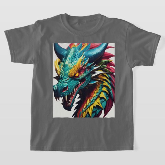 Dreamy Watercolor Dragon T - Shirt Design (Ablage )