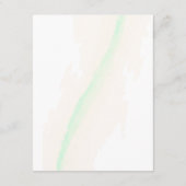 Dreamy Watercolor Elegante Weinkultur und Erde Hoc Begleitkarte (Rückseite)