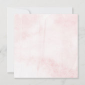 Dreamy Watercolor Floral | Babydusche Vielen Dank Dankeskarte (Rückseite)