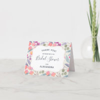 Dreamy Watercolor Floral | Brautparty Vielen Dank