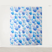 "Dreamy Watercolor Heart Wall Tapestes - Large" Wandteppich (Vorderseite)