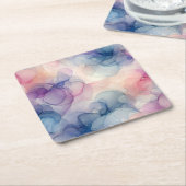 Dreamy Watercolor Kunstvoll wandern Rechteckiger Pappuntersetzer (angewinkelt)