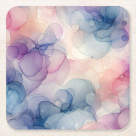 Dreamy Watercolor Kunstvoll wandern Rechteckiger Pappuntersetzer