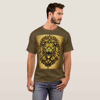 Dreamy Watercolor Lion T - Shirt Design