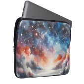 Dreamy Watercolor Night Sky Laptop Case (Vorne Rechts)