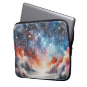 Dreamy Watercolor Night Sky Laptop Case (Vorderseite Links)